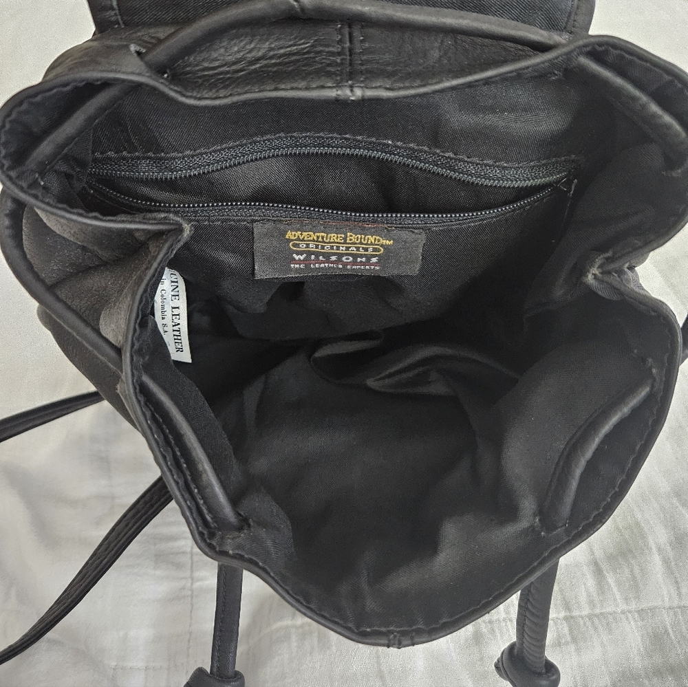 vintage leather grunge y2k goth whimsigoth indie urban retro mini backpack bag - Picture 4 of 7